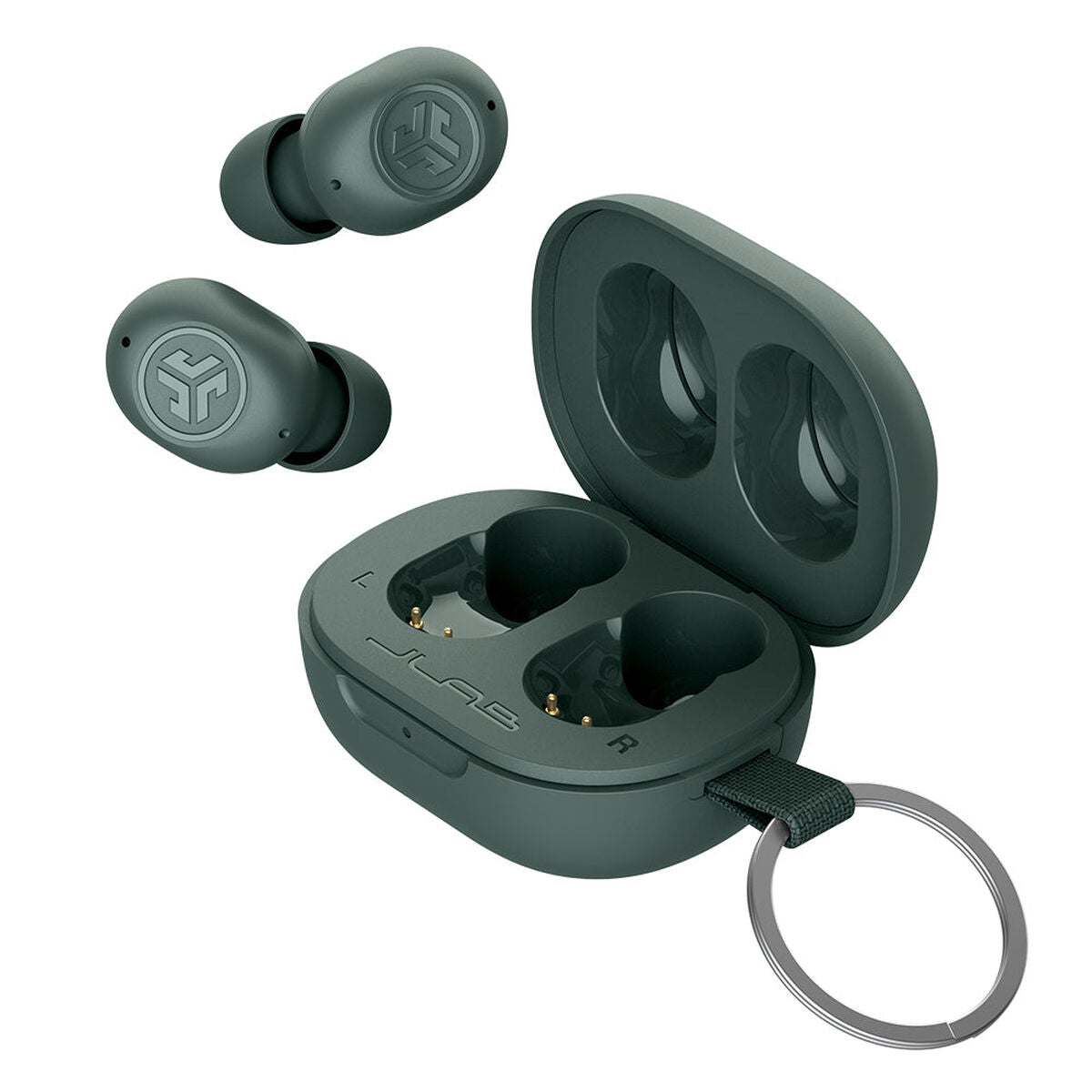 Wireless Earphones with Charging Case JLab IEUEBJBMINIRSGE124 Grey-1